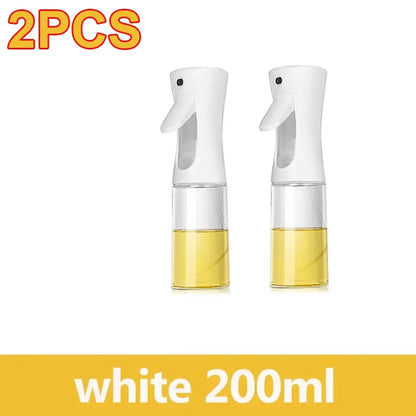200/300/500mlOil Spray Plastic Household Kitchen Oil Spray Bottle Or Oil Brush Nebulizing Mist Filling Cooking Dual Use BBQ -