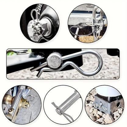 100/150pcs Cotter Pins Spring Connectors 2 Mm, R-Clips Splint Assortment Galvanised Spring Pins Safety Pins Set