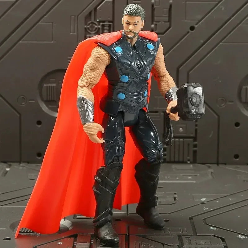 Comics The Avengers Hero Goods, Iron Man, Spider-Man, Hulk, Desktop Decoration Model, Children's Toys, Birthday Gifts. - Thor