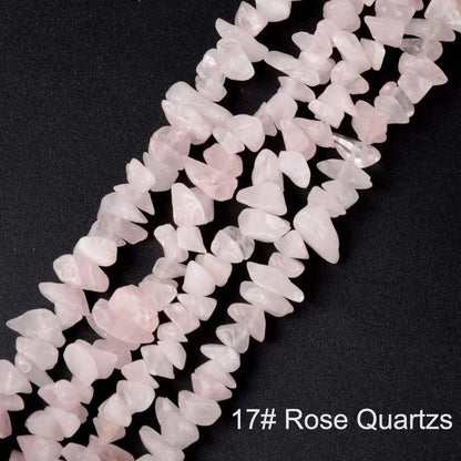 Irregular Freeform Chip Gravel Beads Natural Stone Amethysts Tiger Eye Beads For Jewelry Making 3-5-8-12mm Diy Necklace 16inc
