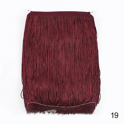 Lace Trim Fringe Tassels 2/5/10M, 30cm Long, For Curtain, Sewing, DIY Accessories - 19 / 30cm-5Yards