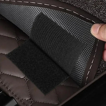 Car Floor Mat Fixed Patches Self Adhesive Hook and Loop Fastener Tape Double Sided Sewable Stickers for Car Carpet Dashboard 
