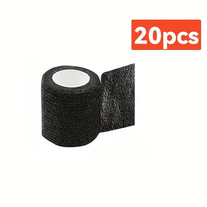 5/10/15/20/48 Black Wraps Adhesive Tapes Tattoo Cover Waterproof Self Nonwoven Grip Bandage Finger Protection Tattoo Accessor