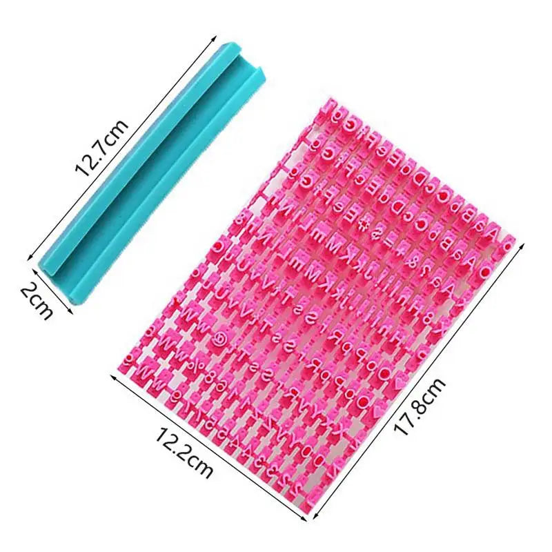 Ceramic Art Alphanumeric Letters Clay Stamp Impress Embosser Set Print Name Ceramic Pottery DIY Embossing Die Seals Tools - 0