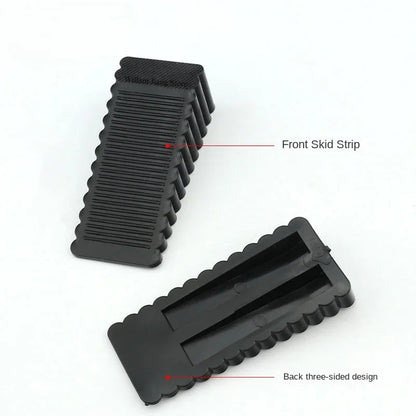 Safety Silicone Door Stop Block Wedge Stop Door Stopper Home Offices Door Rear Retainer Impact Stopper Rubber Stops No Drill