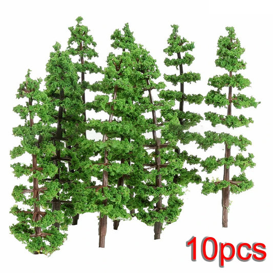 Model Trees Create An Ideal Train Railway Scenic Layout With 10 Pack Pine Trees Model High Simulation Effect And Durable
