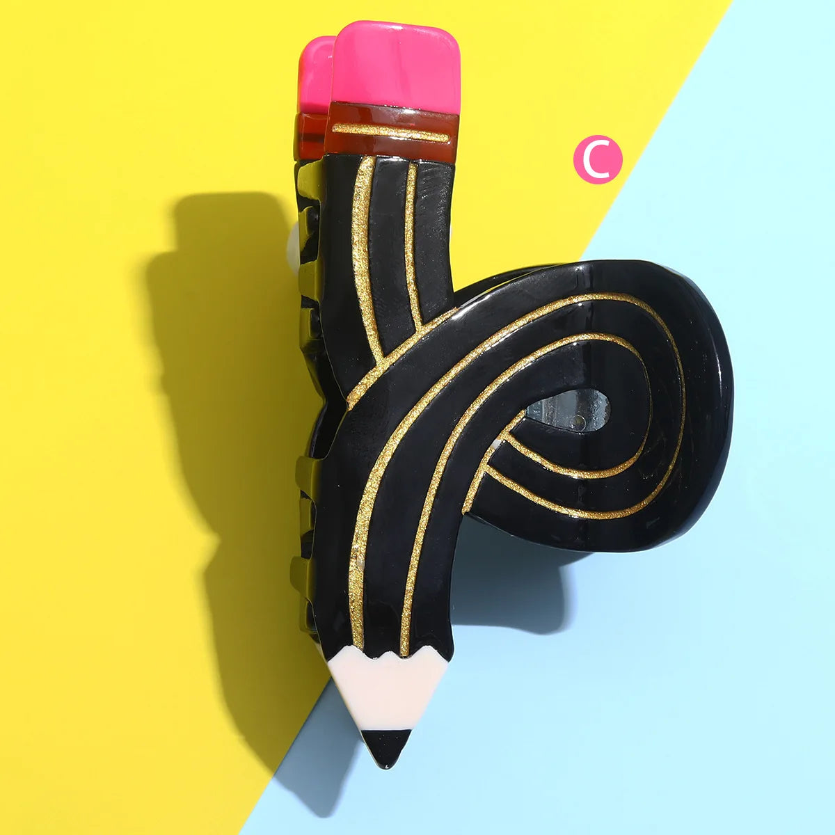 1Pcs Colored Pencil Hair Clips Back To School Season Stationery Accessories Funny Hair Jewelry Gifts Teacher Student Girl - 2