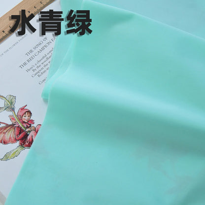 140x50cm 60s Pure Cotton Fabric Solid Color Plain Weave Cloth for Clothing DIY Craft Sewing Cloth - Turquoise