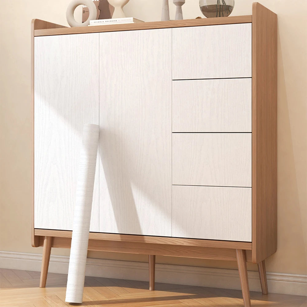 PVC Waterproof Self Adhesive Wallpaper Wall in Rolls Furniture Cabinets Vinyl Decorative Film Wood Grain Stickers For Home De