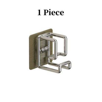 1/2/4/6Pcs Stainless Steel Washbasin Hook Multifunction Punch-free Kitchen Bathroom Rack Basin Storage Rack Towel Hanging Hol