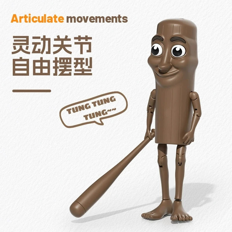 Tung Tung Tung Sahur Figures Toys Anime Model Action Figures Desk Decoration Gift
