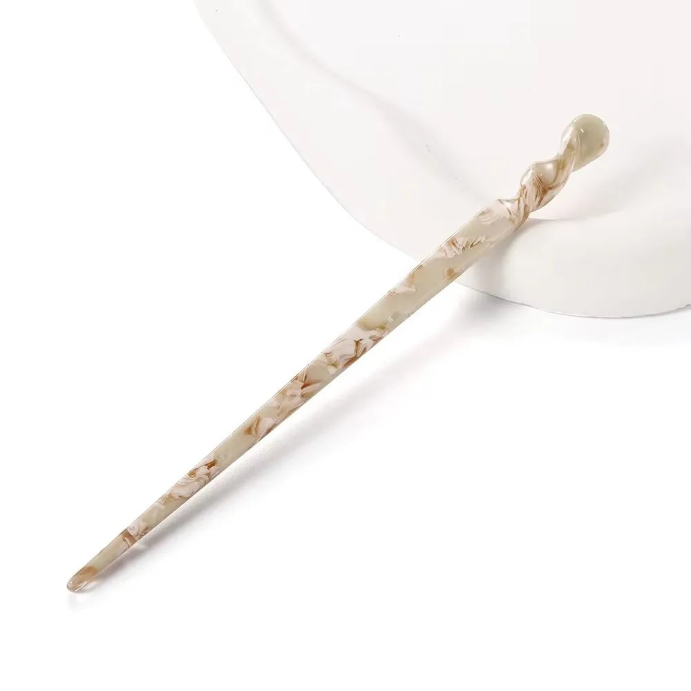 Chinese Style Hair Sticks Vintage Acetate Resin Chopstick Women Hairpins Hair Clip Pin Headwear Wedding Hair Jewelry Accessor