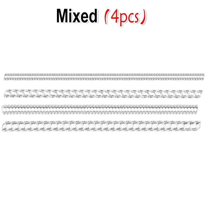 12pcs/Set Ring Size Reducer Tools Spiral Spring Based Rings Adjust Invisible Transparent Tightener Resizing Tool Jewelry Guar