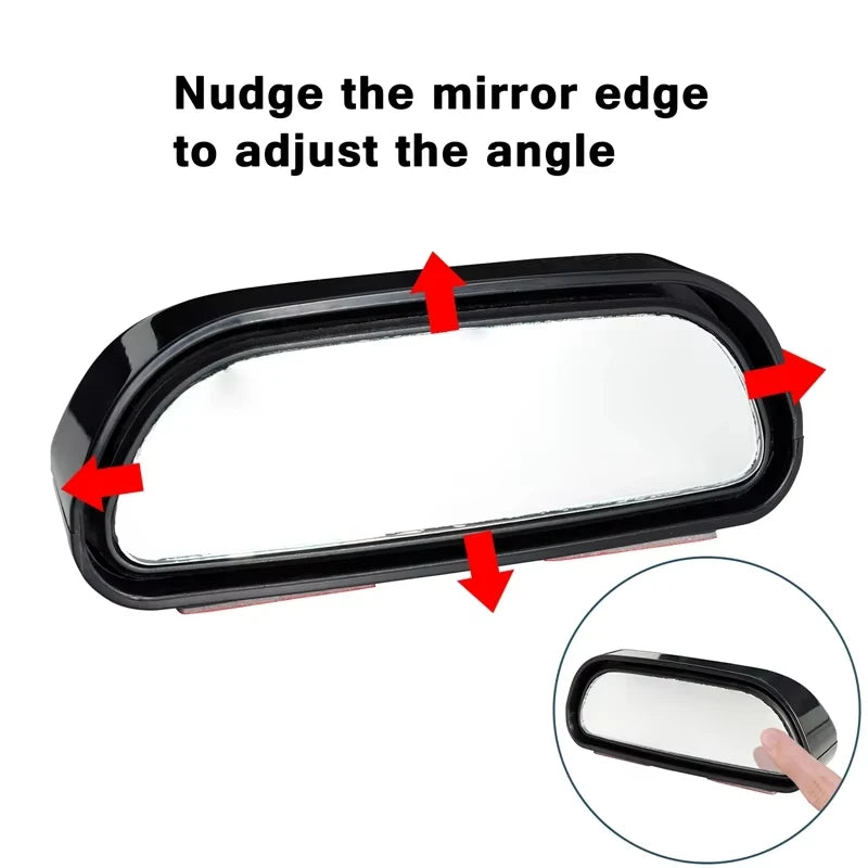 Auto Mirror Adjustable Wide Angle Side Rear Mirror Blind Spot Convex Mirrors For Car Reverse Parking Auxiliary Rear View Mirr