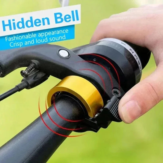 Universal Bicycle Bell Handlebar Horn Bell Invisible Small MTB Bicycle Clear Crisp and Loud Sound Beep Alarm Bicycle Accessor