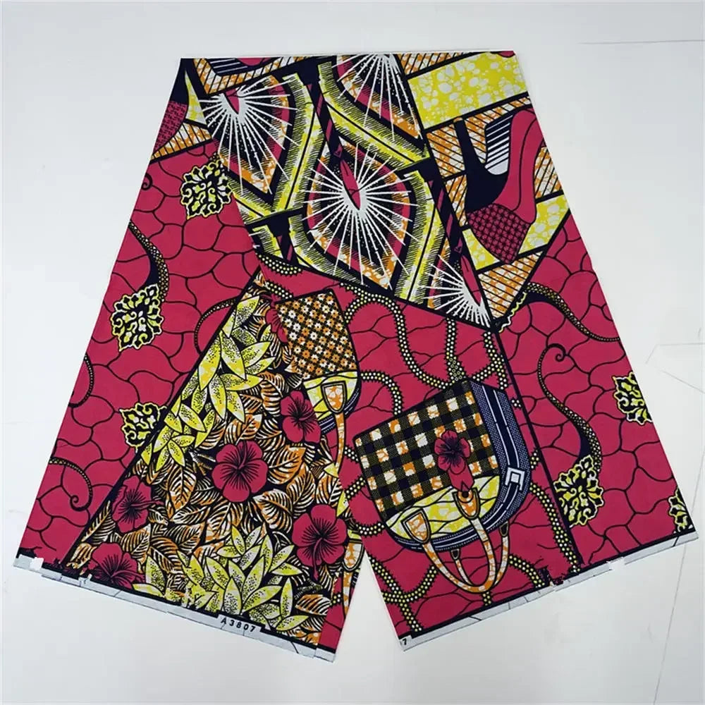 African Ankara prints batik patchwork fabric real wax African sewing material 100% cotton tissu for dress crafts