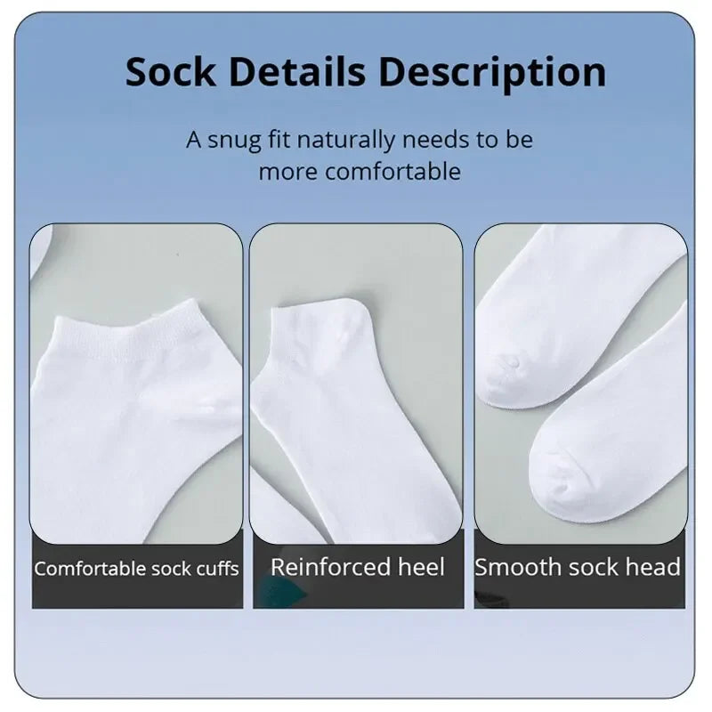 Unisex Casual Plain Color Boat Socks Thin Breathable Comfy Anti Odor Sweat-absorbing Low Cut Ankle Socks For Men Women
