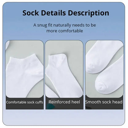 Unisex Casual Plain Color Boat Socks Thin Breathable Comfy Anti Odor Sweat-absorbing Low Cut Ankle Socks For Men Women