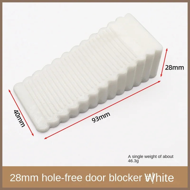 Safety Silicone Door Stop Block Wedge Stop Door Stopper Home Offices Door Rear Retainer Impact Stopper Rubber Stops No Drill 