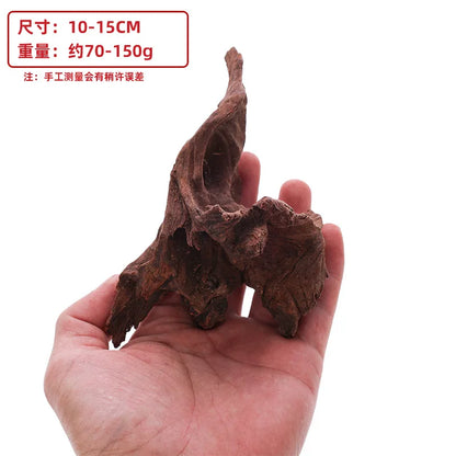 1PC Wooden Aquarium Landscape Decoration Natural Aquarium Sinkable Driftwood For Fish Tank Reptile Climbing Branches RandomSt