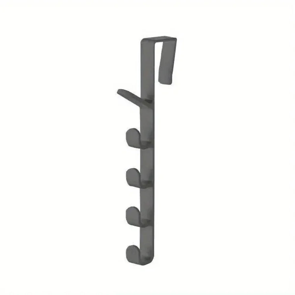 Bedroom Door Hanger Clothes Hanging Rack Over The Door Plastic Home Storage Organization Hooks, Purse Holder For Bags Rails