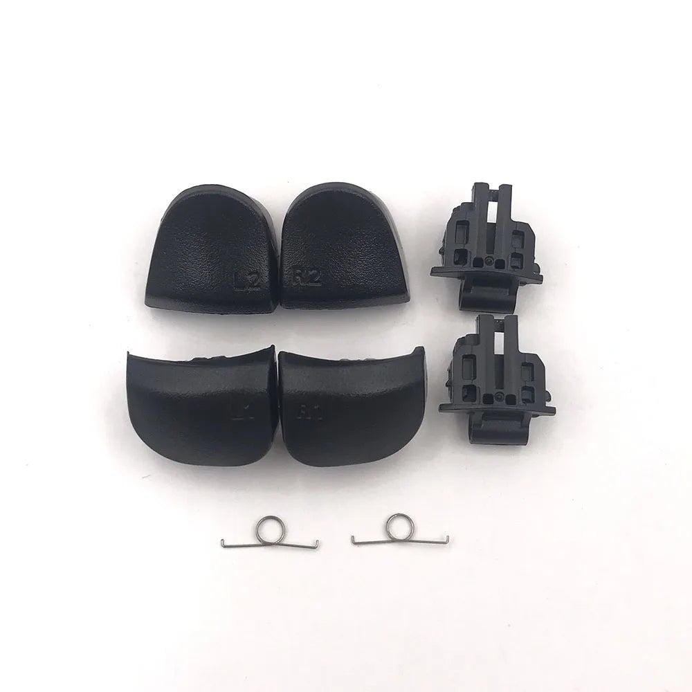 1-10 Set Black Replace R1 L1 R2 L2 Triggers Buttons For PS5 010 020 030 Controller Game Key w/ Spring