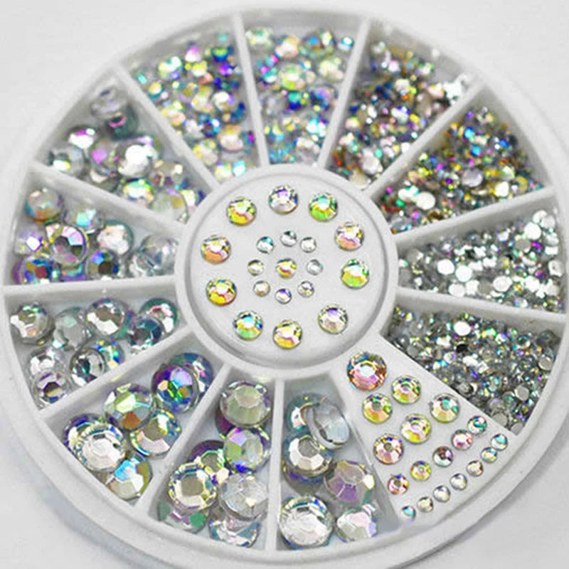 nail parts nail art glitter rhinestone Crystal gems jewelry Bead Manicure decoration accessories nail supplies for profession