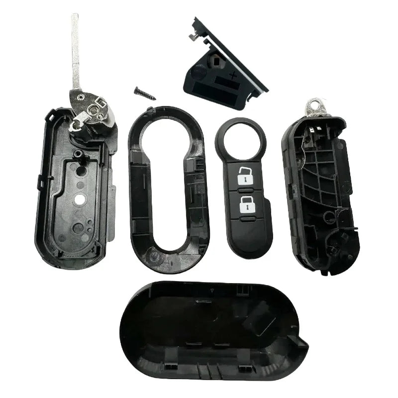 Good Quality For Fiat 500 Panda Punto Bravo 3 Buttons Car Key Remote Control Shell Blank Case Housing Fob Keyless SIP22 Blade