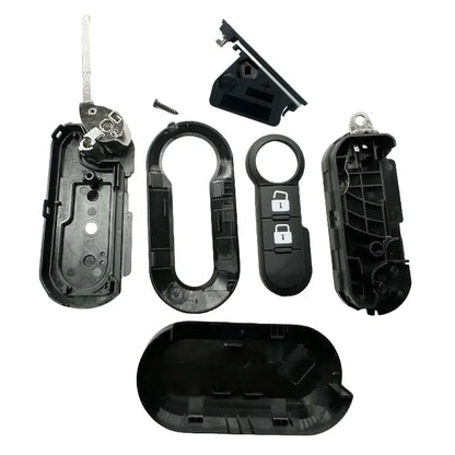Good Quality For Fiat 500 Panda Punto Bravo 3 Buttons Car Key Remote Control Shell Blank Case Housing Fob Keyless SIP22 Blade