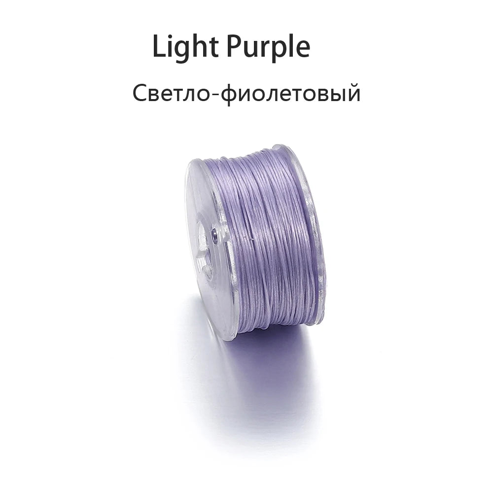 50Yards Nylon Bead Thread Nonelastic Beading Threads Seed Beads Cord Thread for DIY Bracelets Necklace Jewelry Making Supplie