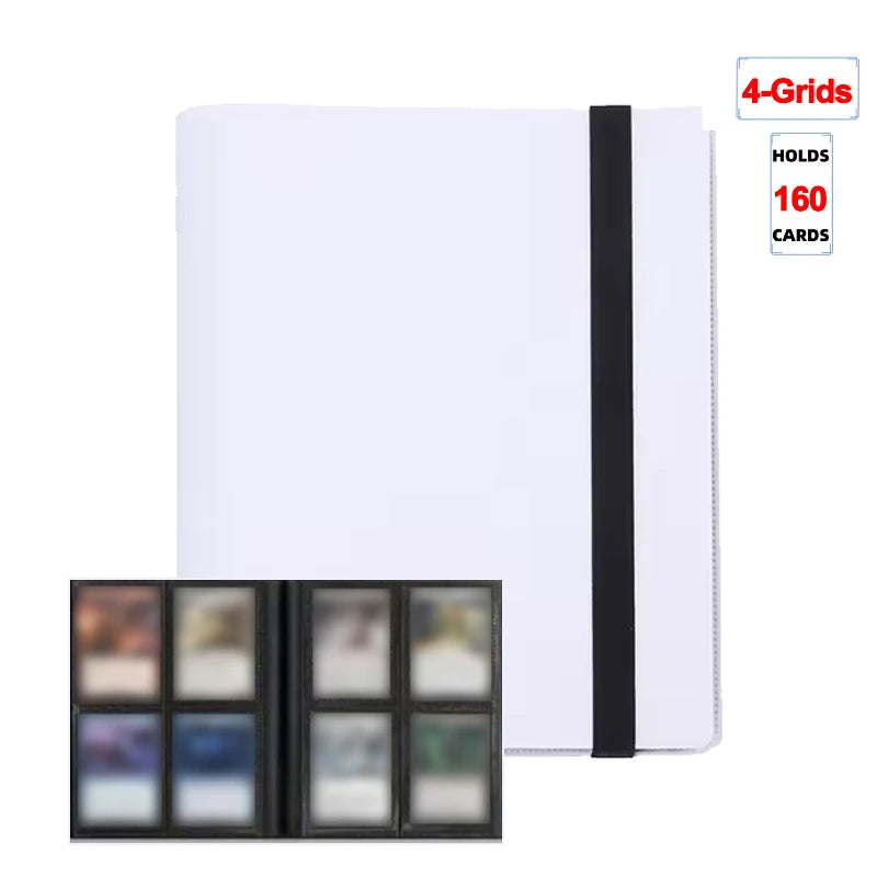 1Pc Card Binder 160/360/480 Trading Card Holder Book Durable Side Loading Card Book With Gaming Cards PP Cover Binder For Car