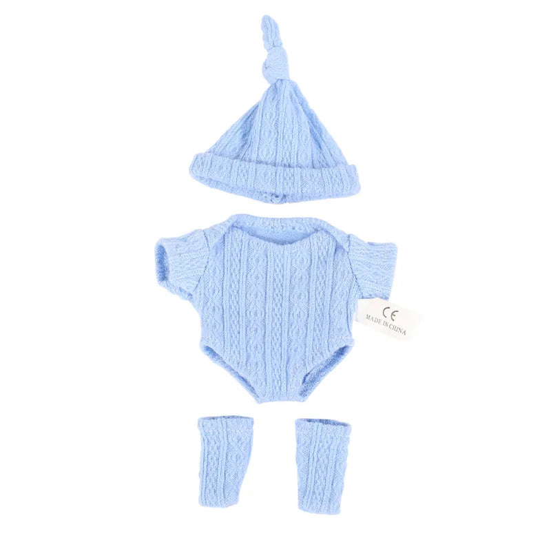 20cm Baby Dolls Clothes for DIY Toy Doll Accessories Suitable For 8inch Doll Sweater Jumpsuit Reborn Doll Clothes Accessories