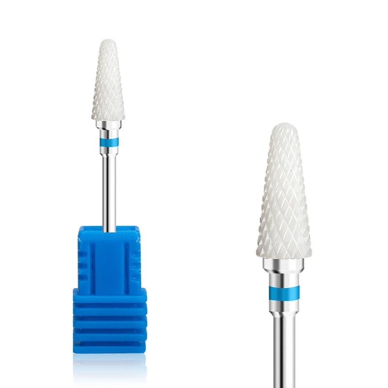 1pcs Ceramic Milling Cutter Nail Drill Bits Electric Manicure Drills Pedicure Mill Bits Machine Files Nail Art accessories To