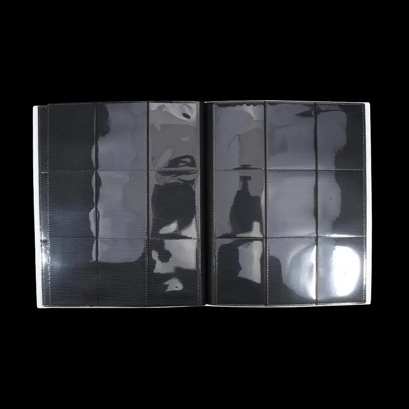 Collectible Card Binder Album 160/360/480 Card Holder 4/9/12 Grids Card Binder Album Large-capacity Card Binder Notebook - wh