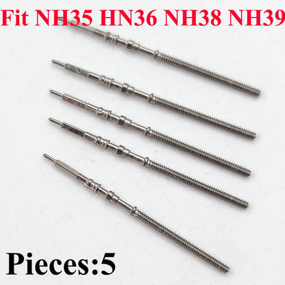Watch Stem Stainless Steel Spare Parts fit NH35 NH36 NH34 NH38 NH39 Crown Automatic Mechanical Movement Watch Parts Crown Ste