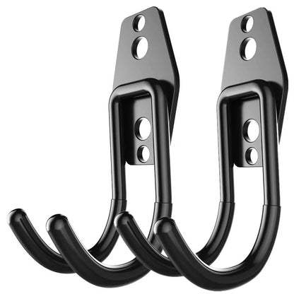 Garage Storage Utility Hooks,Garage Garden Tool Organizer,Hanging Utility Wall Mount Hooks,Heavy Duty Tool Storage Organizer