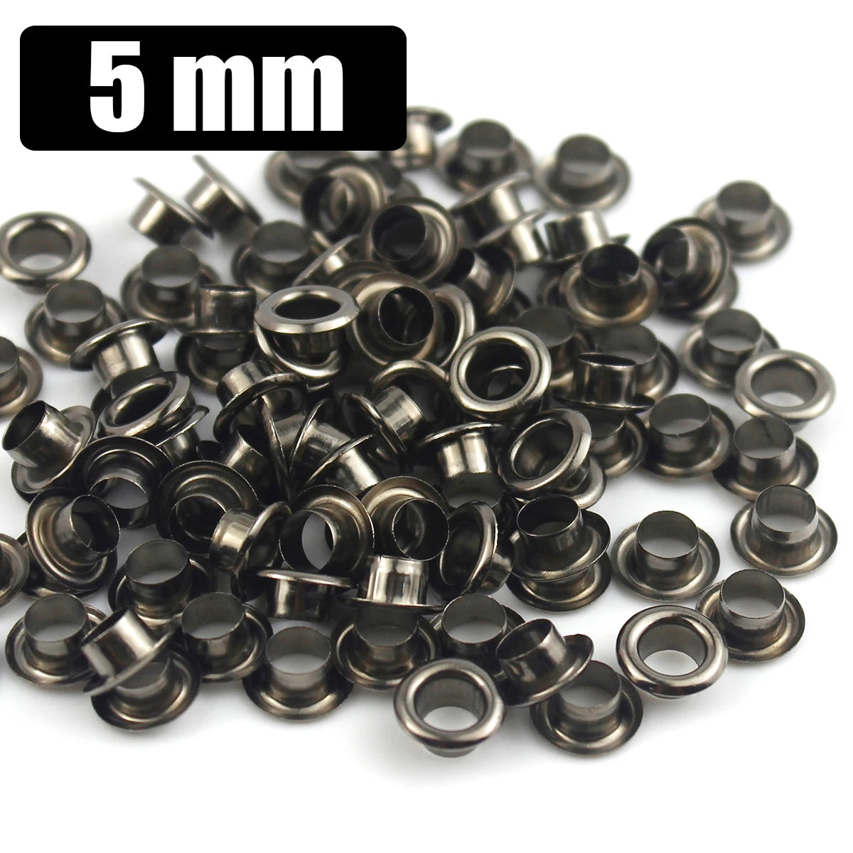 100sets 4mm Brass Eyelet with Washer Leather Craft Repair Grommet Round Eye Rings For Shoes Bag Clothing Leather Belt Hat - 5