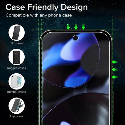Fingerprint Unlock Glass for Pixel 9 Pro 10 8A 9A 10A 7A 8 Pro Screen Protector Pixel 9 Pro XL Tempered Glass for Google Pixe