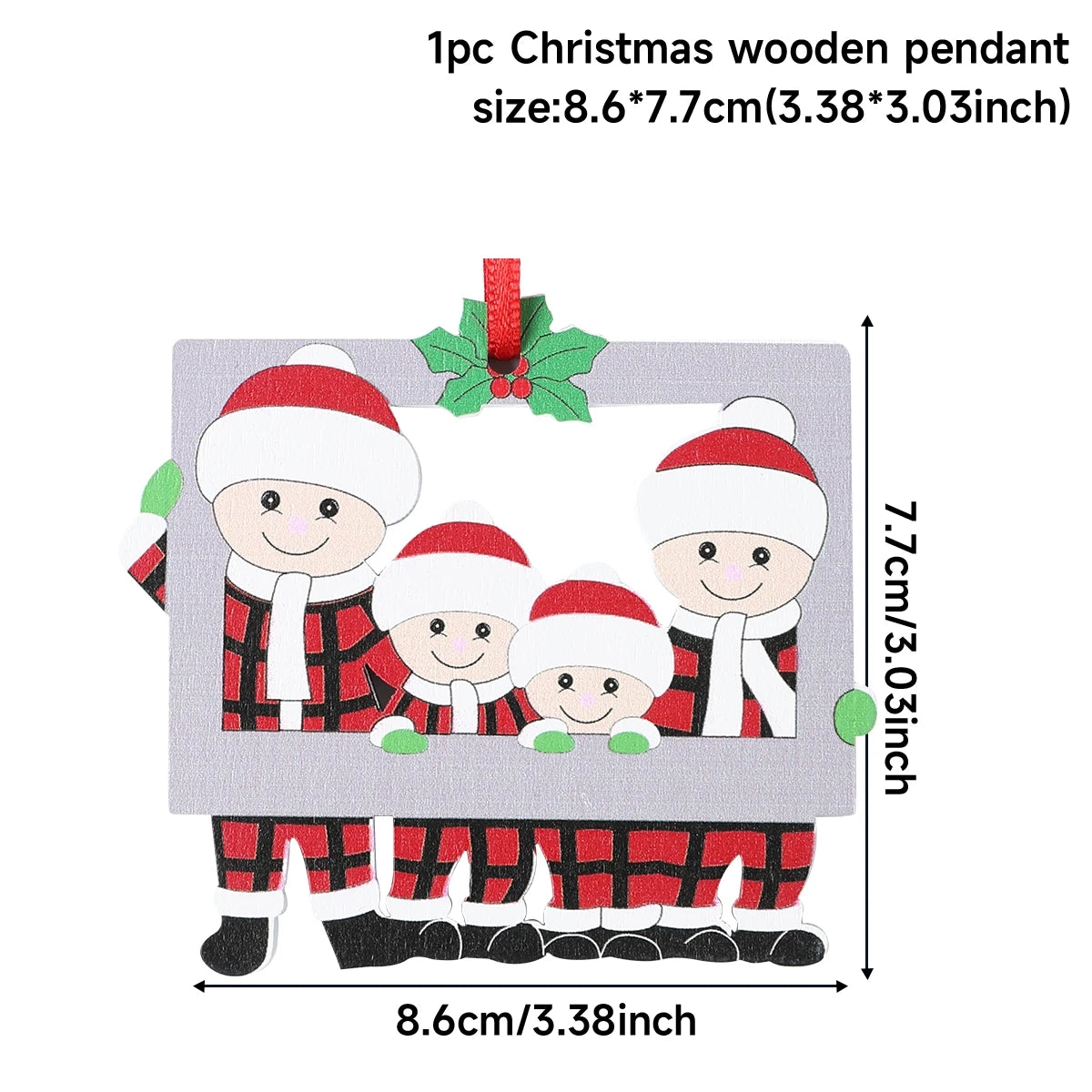 Christmas Pendant DIY Personal Family Christmas Decorations For Home 2024 Navidad Christmas Tree Hanging Ornament New Year 20