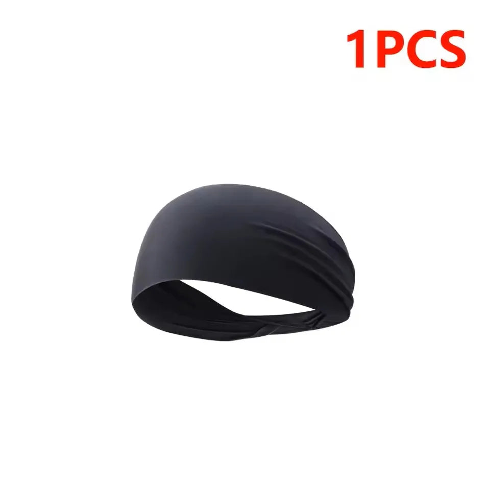 Elastic Sports Headbands Sweat Absorption Headdress Quick Dry Workout Headband Anti-slip Breathable Sweatbands for Yoga Runni