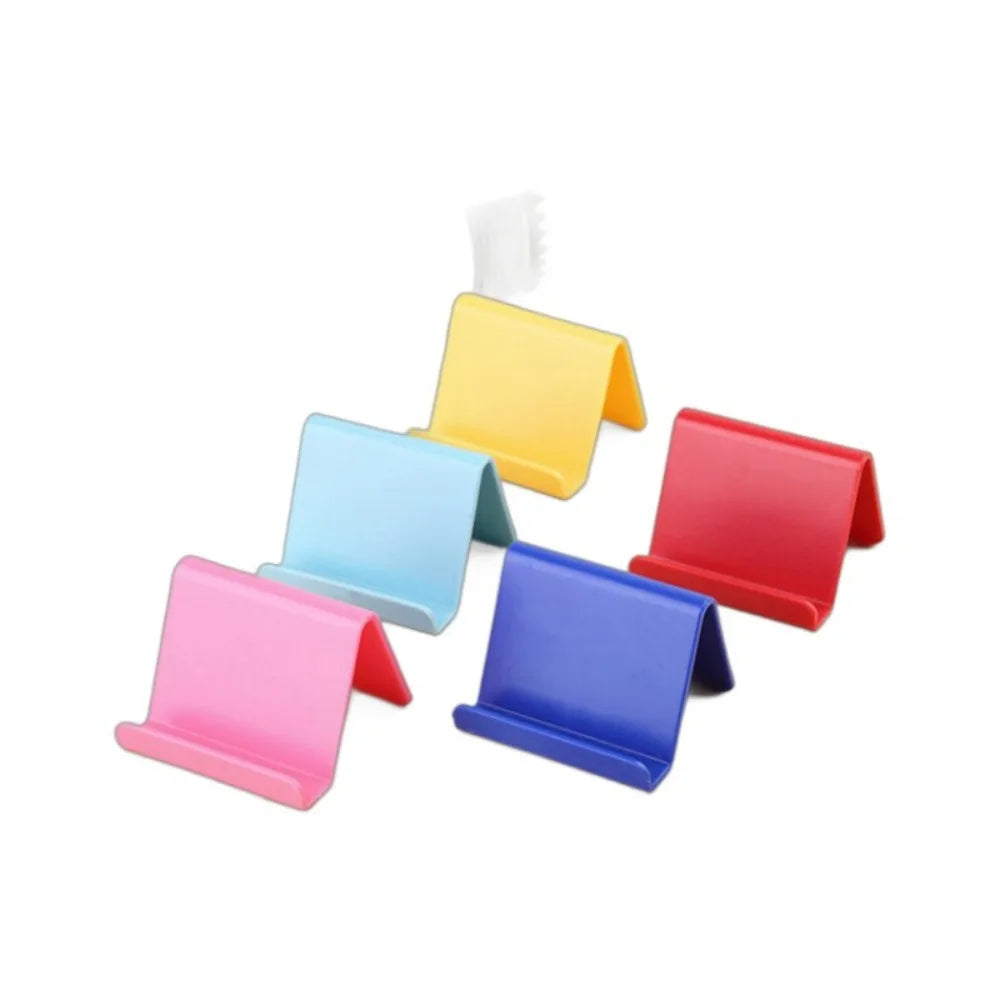 Lazy Bracket Mobile Phone Holder Table Desktop Stand Plastic Desk Mount Candy Color Mini Portable Holder Bracket for Smartpho