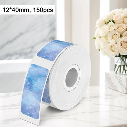 1PK Marklife P15 Printer Label Sticker 12x40mm 15x30mm 15x50mm Thermal Label Paper Compatible with P15 P12 P11 D30 Q30 Labele