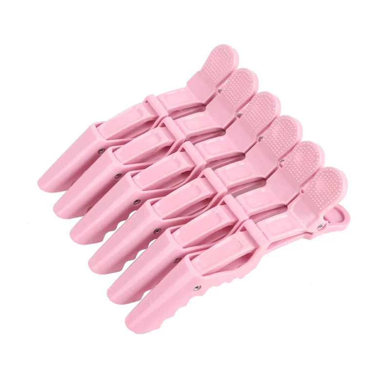 6PCS Alligator Hair Clips Hairdressing Clamps Claws Section Clip Barber Crocodile Hairpin Salon Styling Tools Hair Accessorie