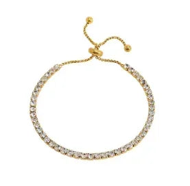 Stainless Steel Heart-shaped Ladies Elegant Bracelet For Women Crystal Bangle - F14