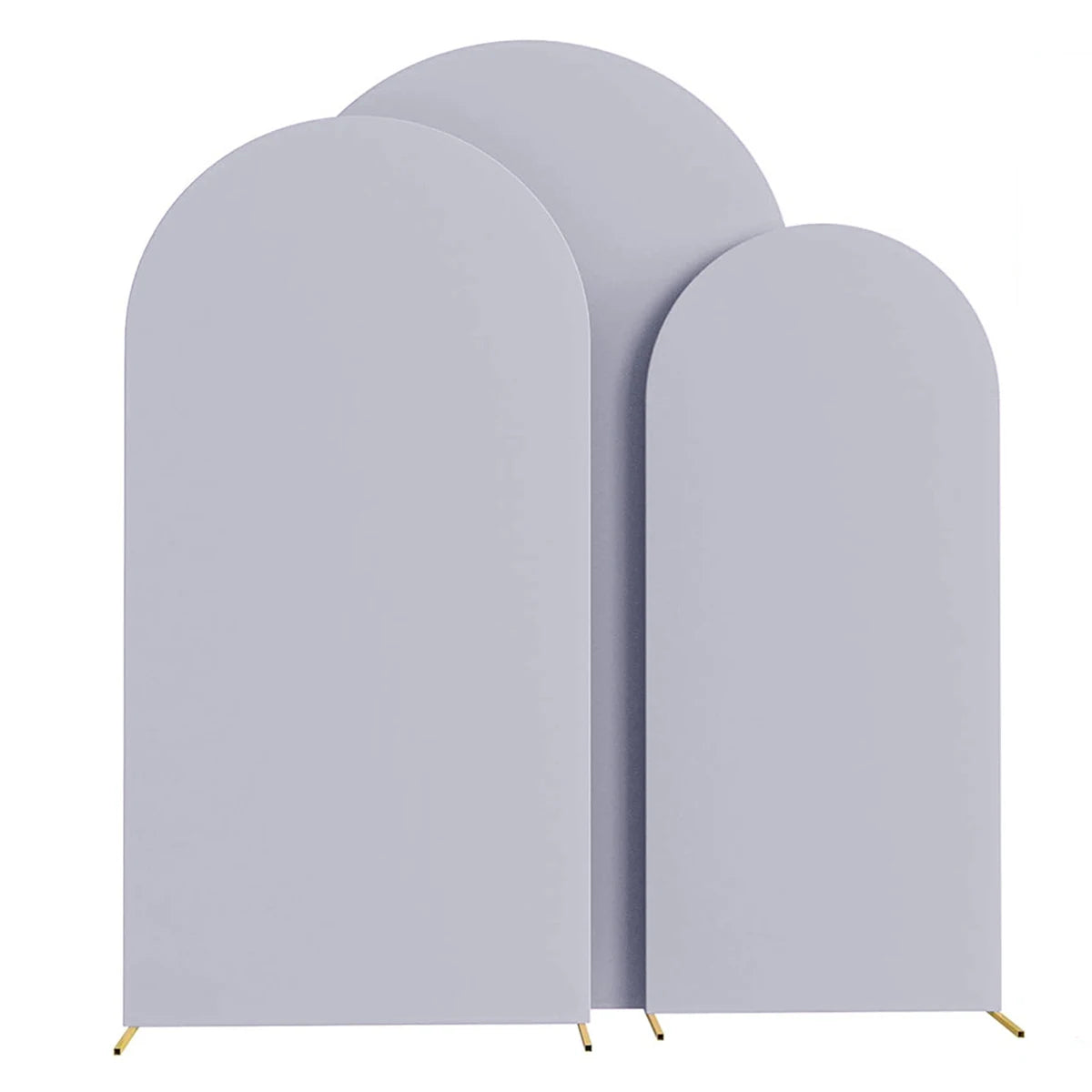 Wedding Arch Cover Arch Backdrop Cover Spandex Fitted Arch Cover for Wedding Birthday Festival Party （Without Shelf） - Light 
