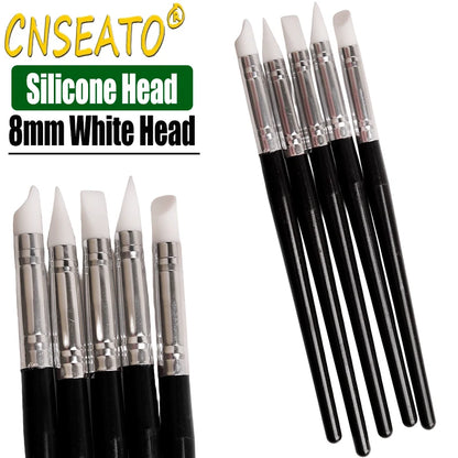 5 Pcs Dental Resin Brush Pens Resin Shaping Brushes For Composite Cement Adhesive Porcelain Teeth Dentist Tools Dentistry Lab