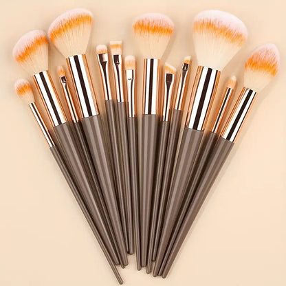 NEW 13PCS Makeup Brush Set Soft Fluffy Eye Shadow Foundation Blush Highlighter Concealer Brush Female Beauty Tool Christmas G