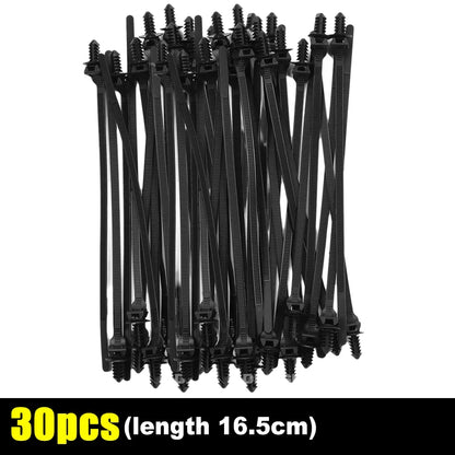 Push Mount Cable Ties Clip Self Locking Zip Tie for Car Automotive Wire Harness Nylon Straps Wire Cable Management Fastener -