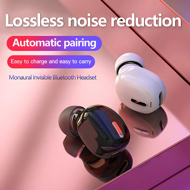 New Wireless Earphones Bluetooth 5.0 Headphones With Mic in-Ear Sports Waterproof TWS Earbuds Bluetooth Handsfree Single Head