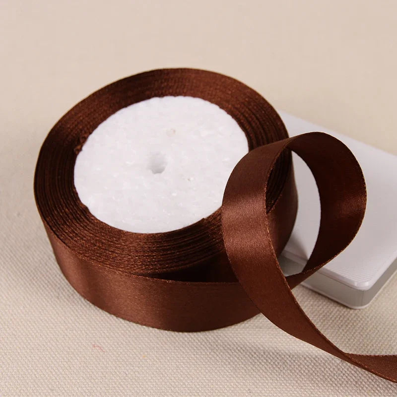 6/10/15/20/25/40/50mm Satin Ribbons DIY Artificial Crafts Wedding Party Supplies Handicraft Sewing Accessories Material 22met